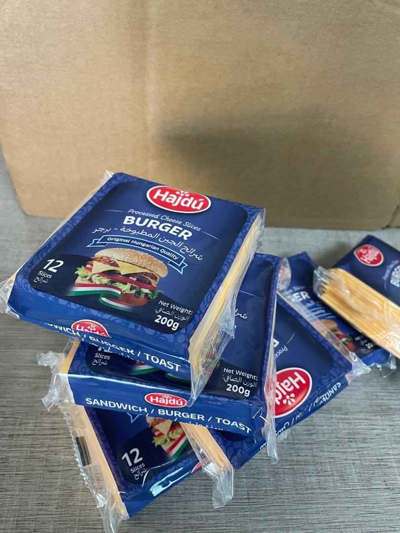 Processed Burger Cheese Slices