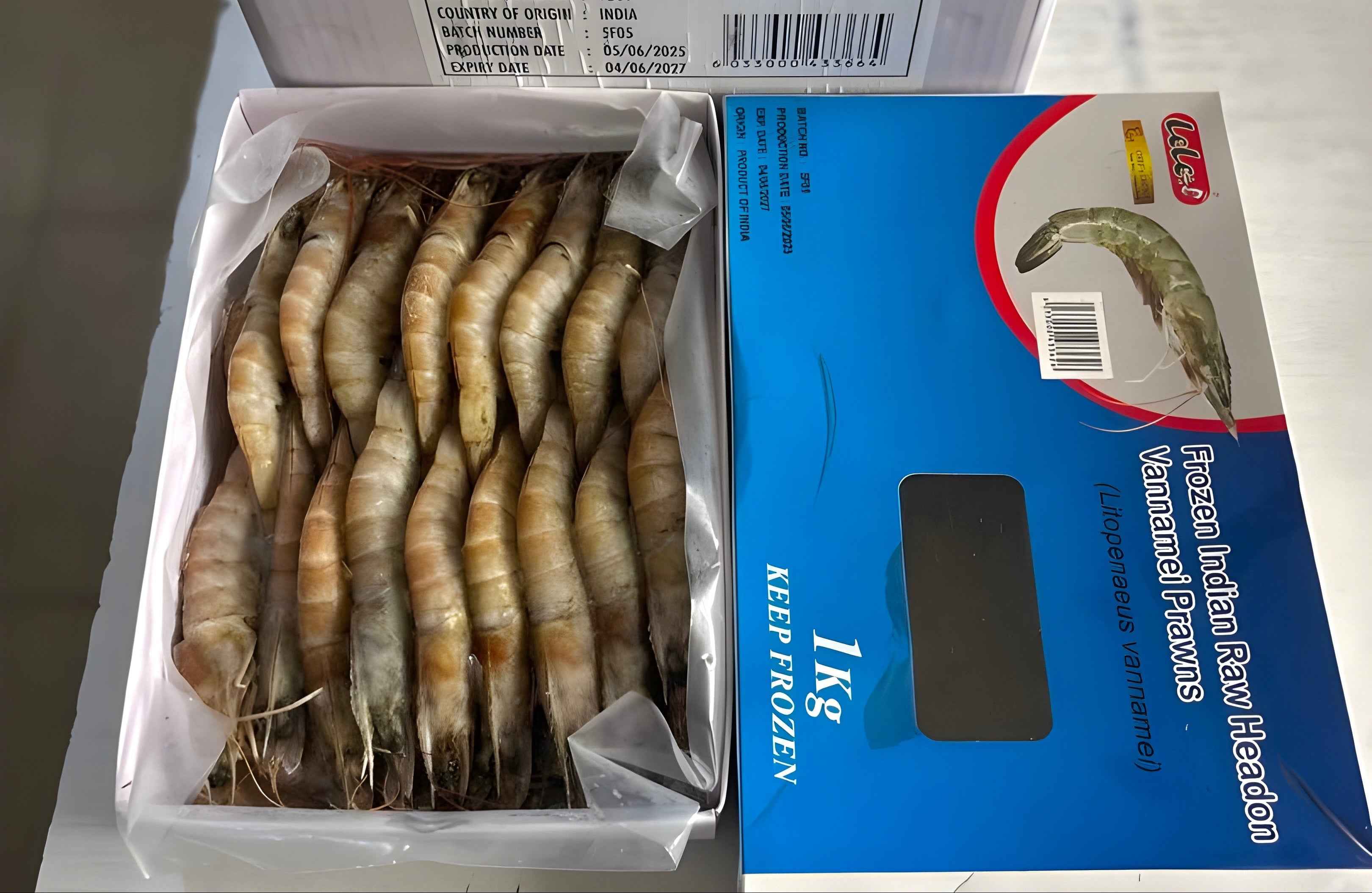 Unpeeled Prawns