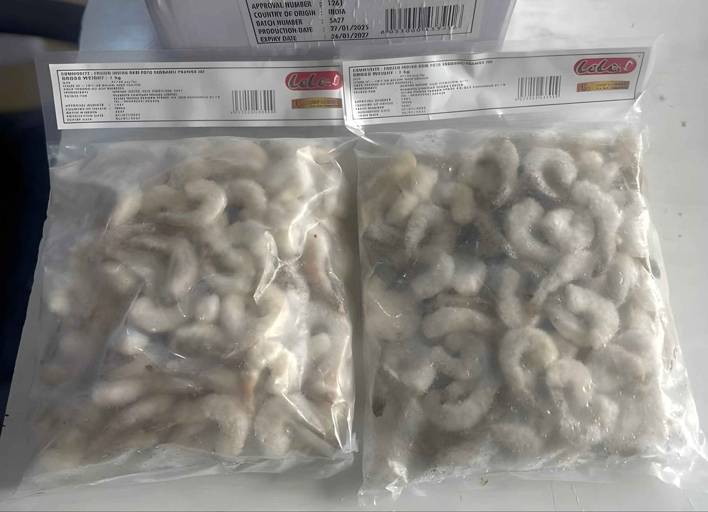 Peeled Prawns (Tails On)